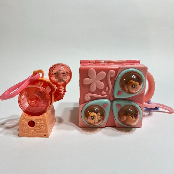 Littlest Pet Shop Teeniest Tiniest Hamster Mini Playset & Hamster Wheel Keychain - Picture 3 of 14